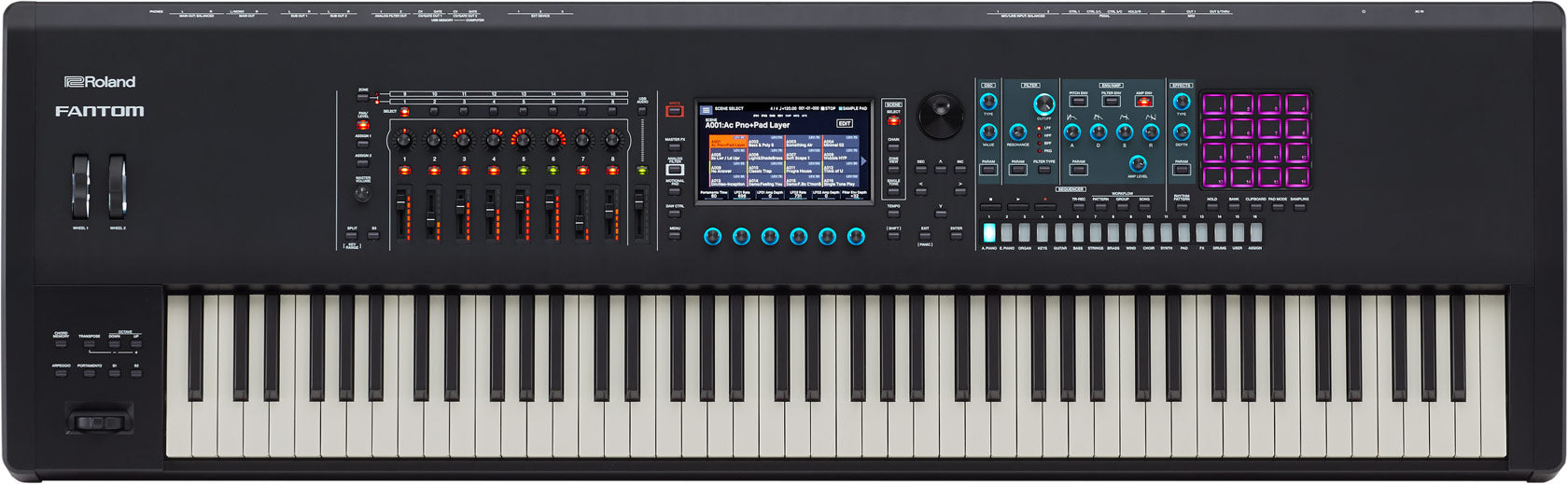 Roland Fantom 8 Sintetizzatore 88 Tasti Pesati Con Aftertouch
