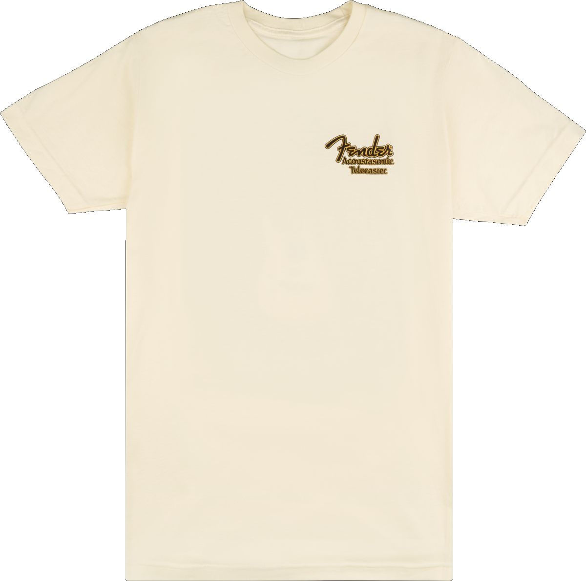 Fender Acoustasonic Tele T-Shirt Cream Medium