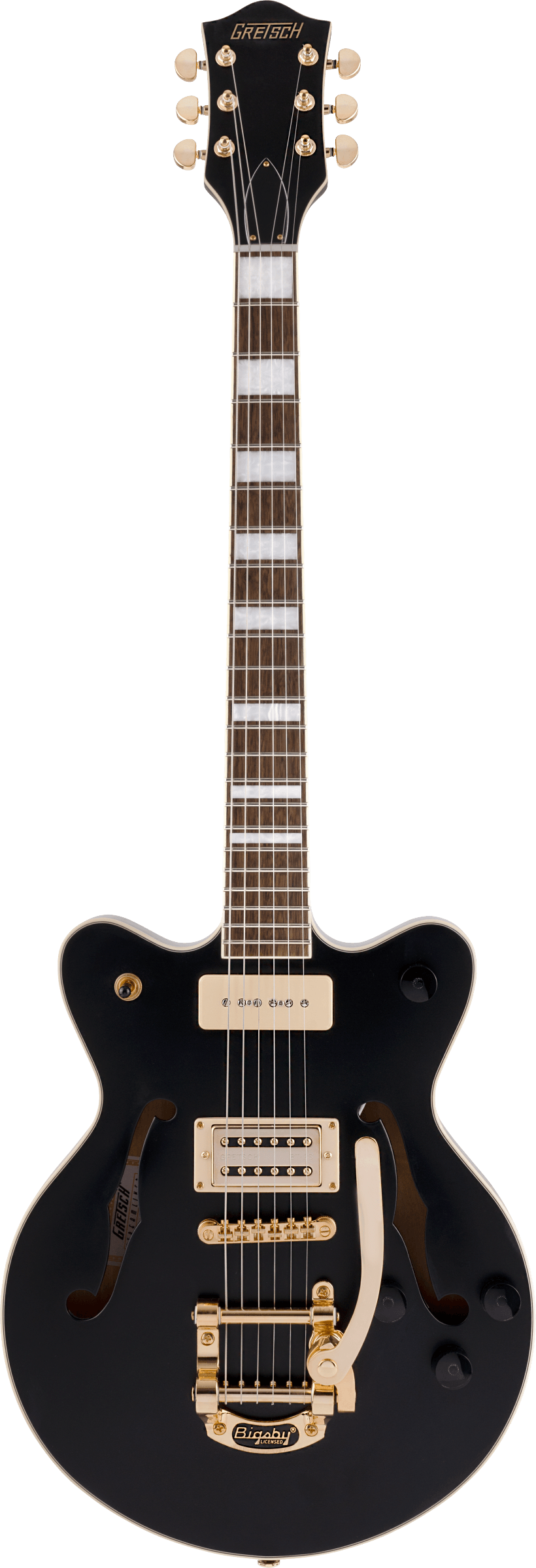 Gretsch G2655Tg-P90 Limited Edition Streamliner Bigsby Matte Black