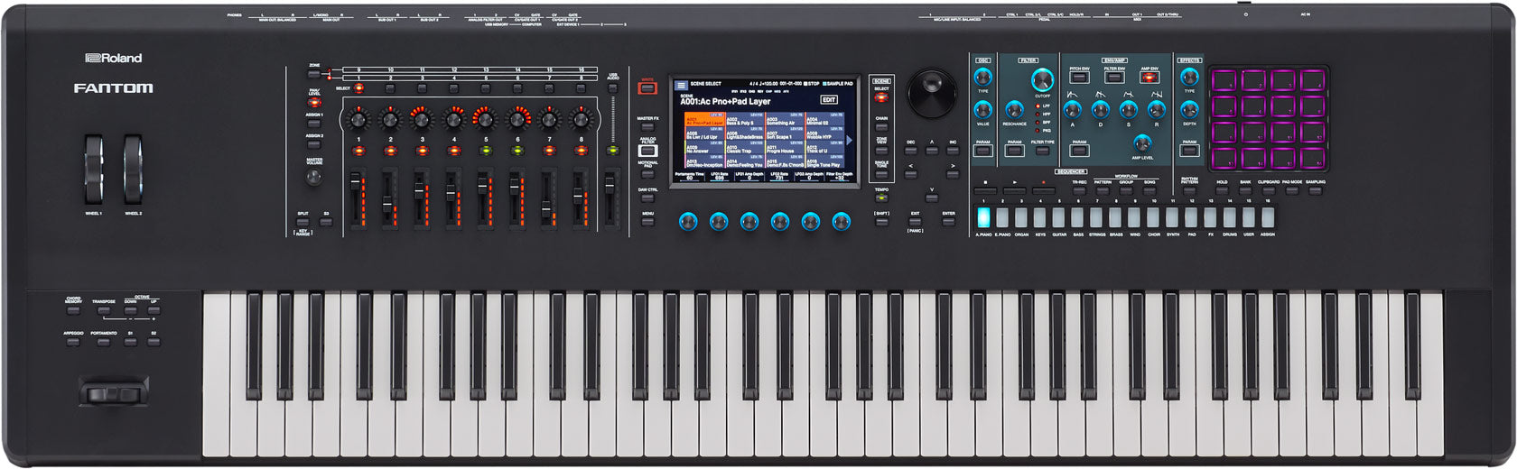 Roland Fantom 7 Sintetizzatore 76 Tasti Semi-Pesati Con Aftertouch