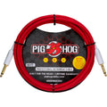 Pig Hog Hex Silent Cable 18Ft 5,7m Candy Apple Red