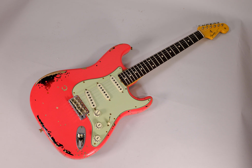Fender Custom Shop Michael Landau 1963 Stratocaster Fiesta Red over 3C Sunburst