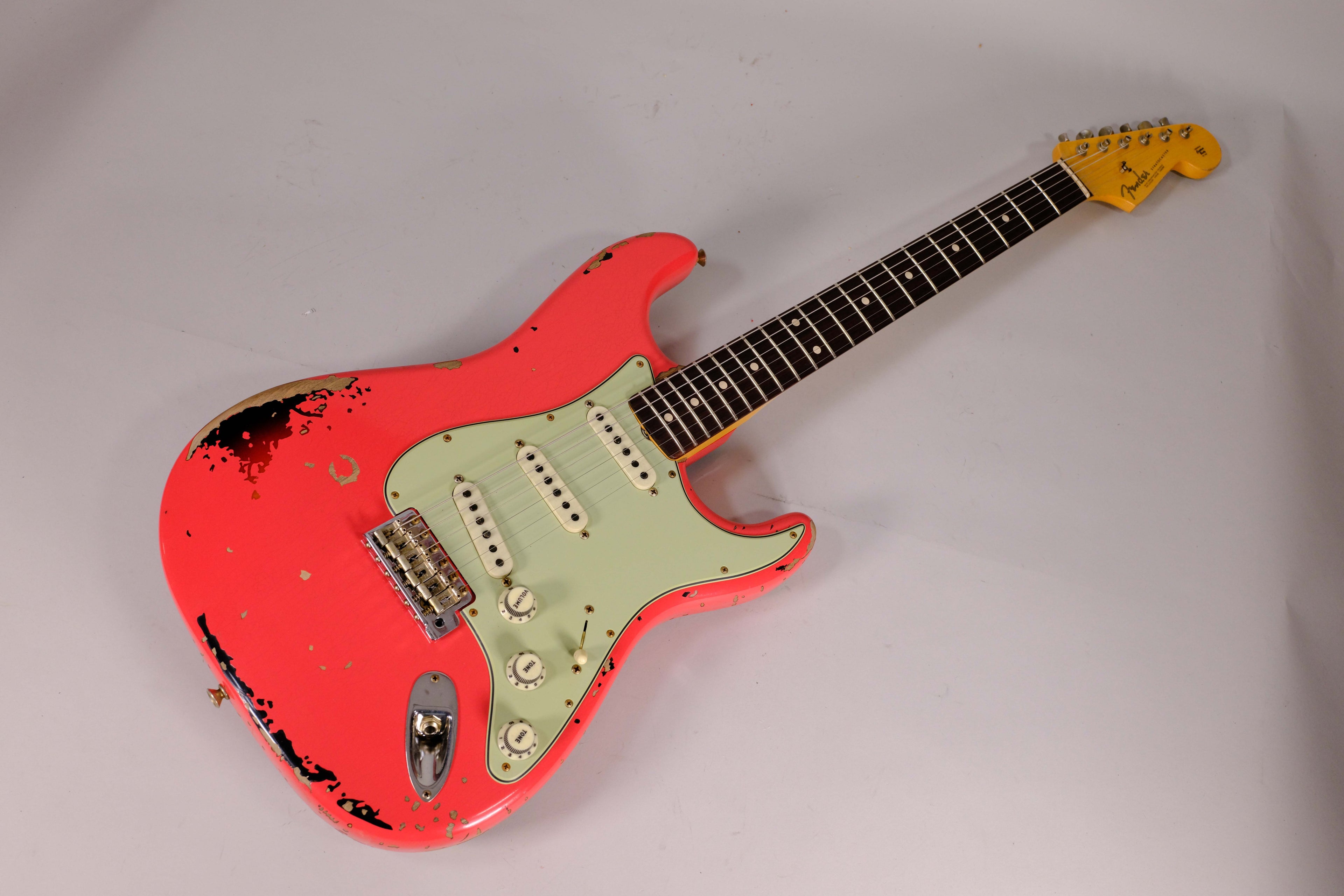 Fender Custom Shop Michael Landau 1963 Stratocaster Fiesta Red over 3C Sunburst