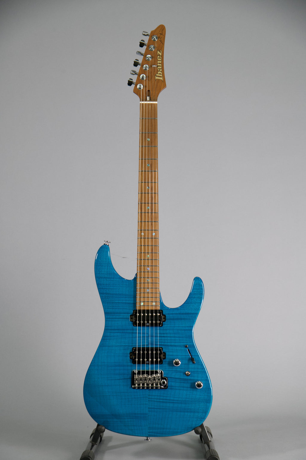 Ibanez MM1TAB Martin Miller Transparent Aqua Blue Chitarra Elettrica