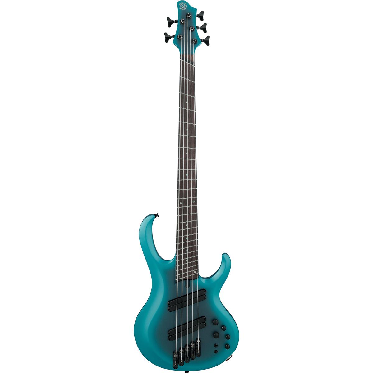 Ibanez BTB605MSCEM Basso Elettrico 5 Corde Cerulean Aura Burst Matte