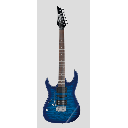 Ibanez Grx70Qaltbb Blu Sfumato Chitarra Elettrica Mancina