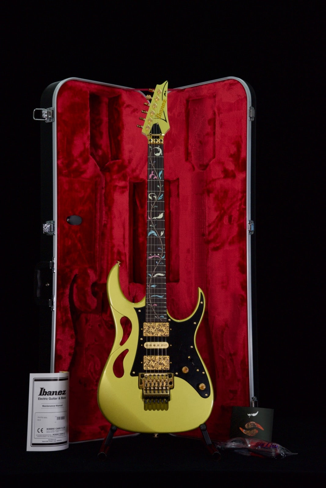Ibanez Steve Vai Pia3761Sdg Sun Dew Gold Con Case