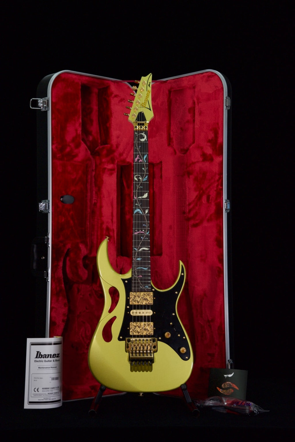 Ibanez Steve Vai Pia3761Sdg Sun Dew Gold Con Case