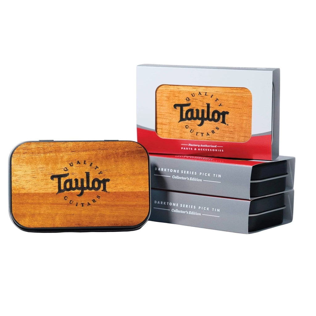 Taylor DarkTone Pick Tin Koa Collector 9 Pz Misti