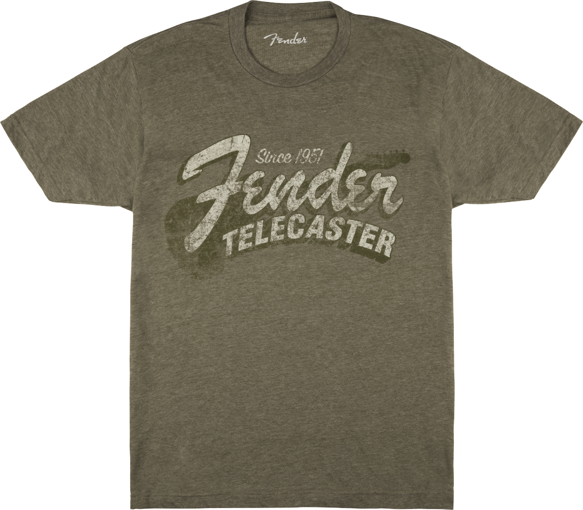 Fender T-Shirt Fender Since 1951 Telecaster Military Heather Green Large