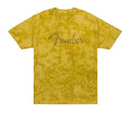 Fender TieDye Logo TShirt Mustard Large