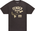 Fender Wings To Fly T-Shirt Vintage Black Large