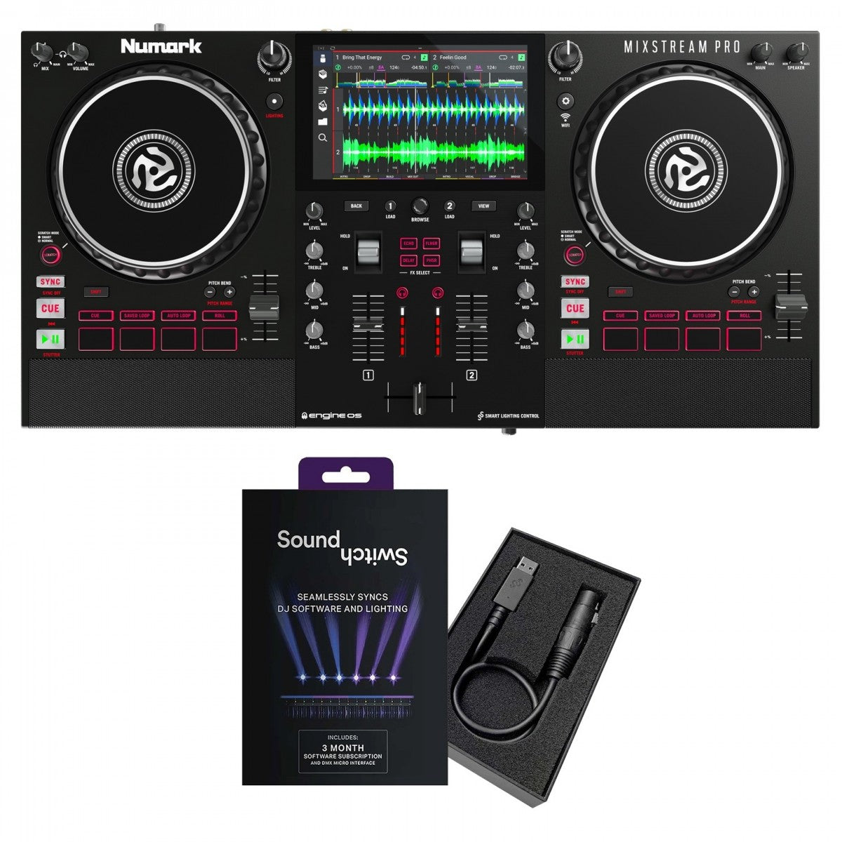 Numark Mixstream Pro Dj Consolle All in One a 2 Deck