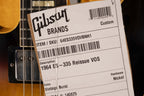 Gibson 1964 Es-335 Reissue Vintage Burst Custom Shop