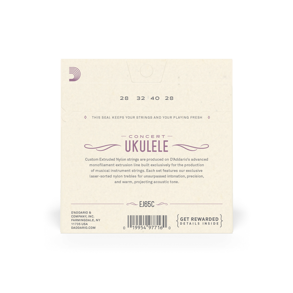 D'Addario Ej65C Muta Ukulele Concerto