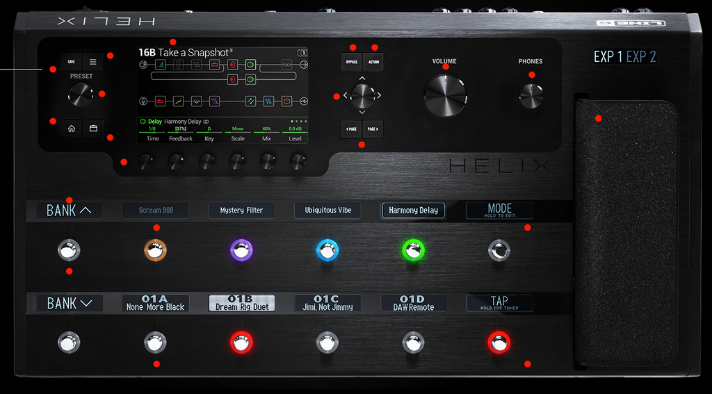 Line6 Helix Floor Multieffetto E Amp Modeler