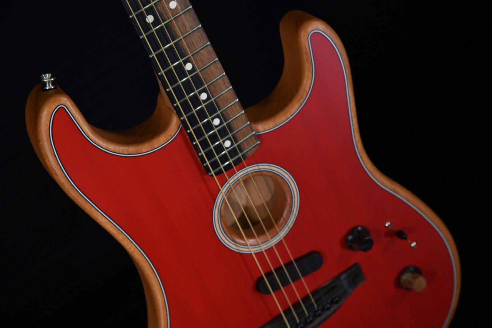 Fender American Acoustasonic Stratocaster Dakota Red