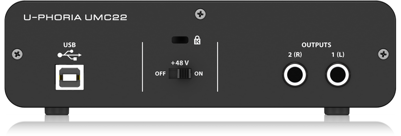 Behringer U-Phoria Umc22 Scheda Audio