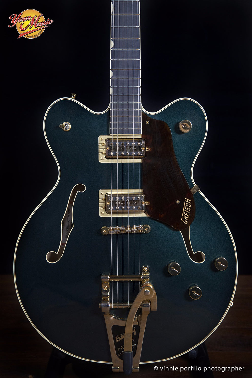 Gretsch G6609Tg Double Cut Bigsby Cadillac Green