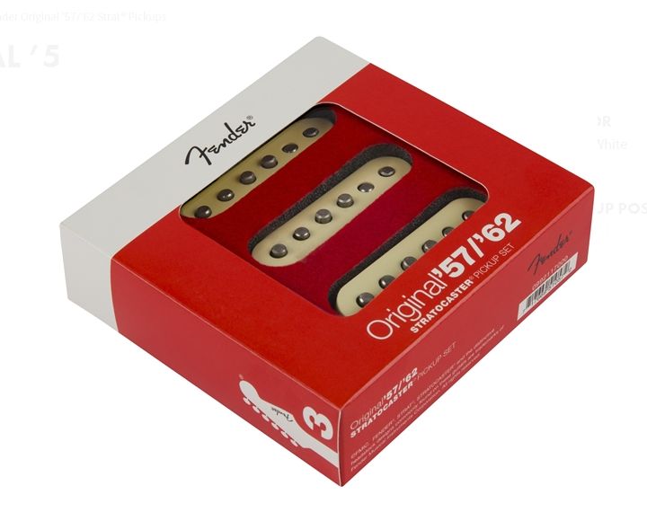 Fender Original 57-62 Stratocaster Pickups Aged White