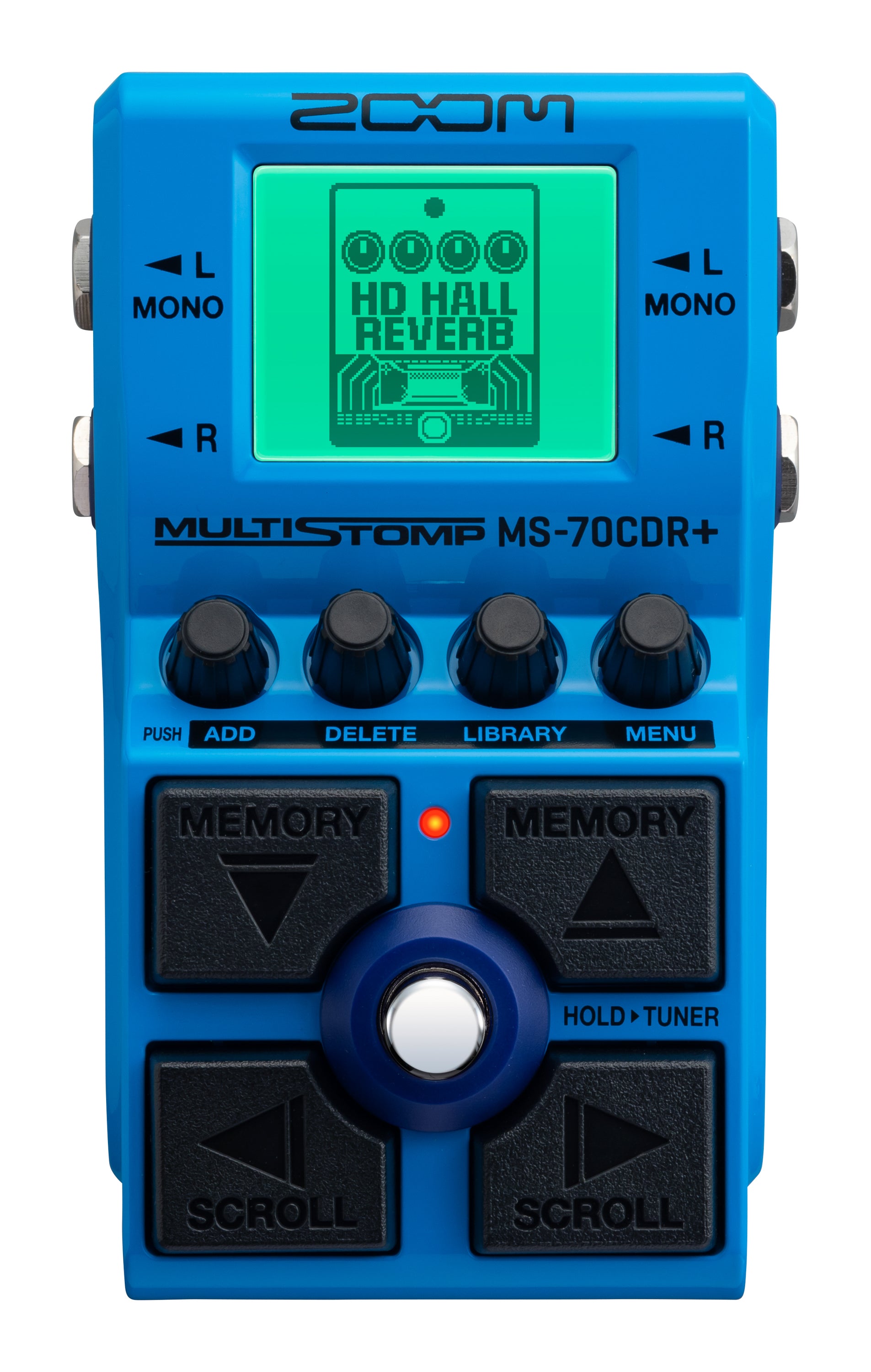 Zoom MS-70CDR PLUS - Pedale chorus, delay e reverb per strumento