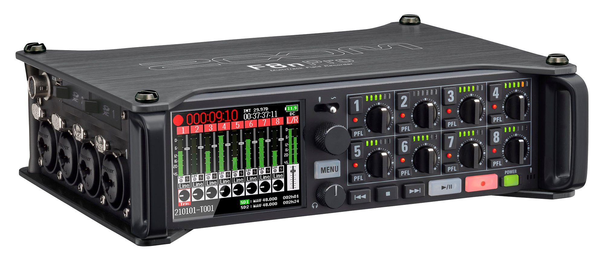 Zoom F8n Pro - multitrack field recorder