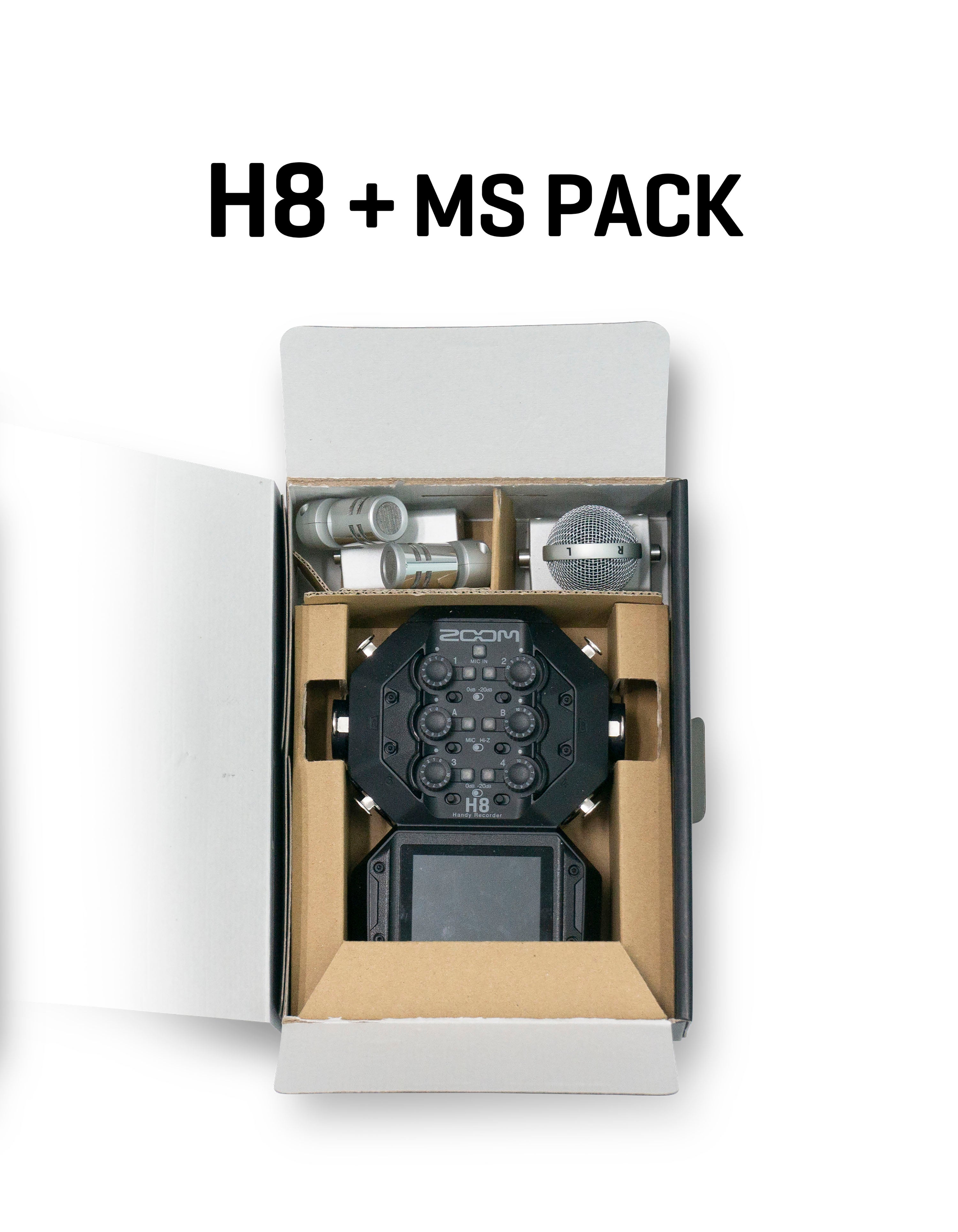 Zoom H8 - Registratore a 8 tracce + XYH-6/MSH-6
