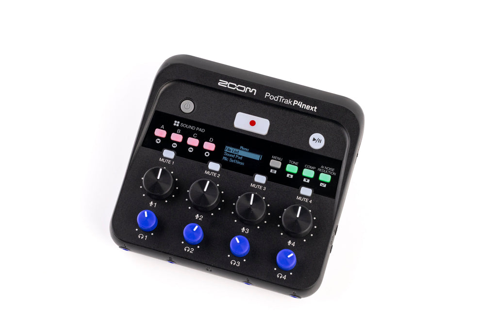 Zoom P4next - Registratore/Interfaccia audio portatile per podcast