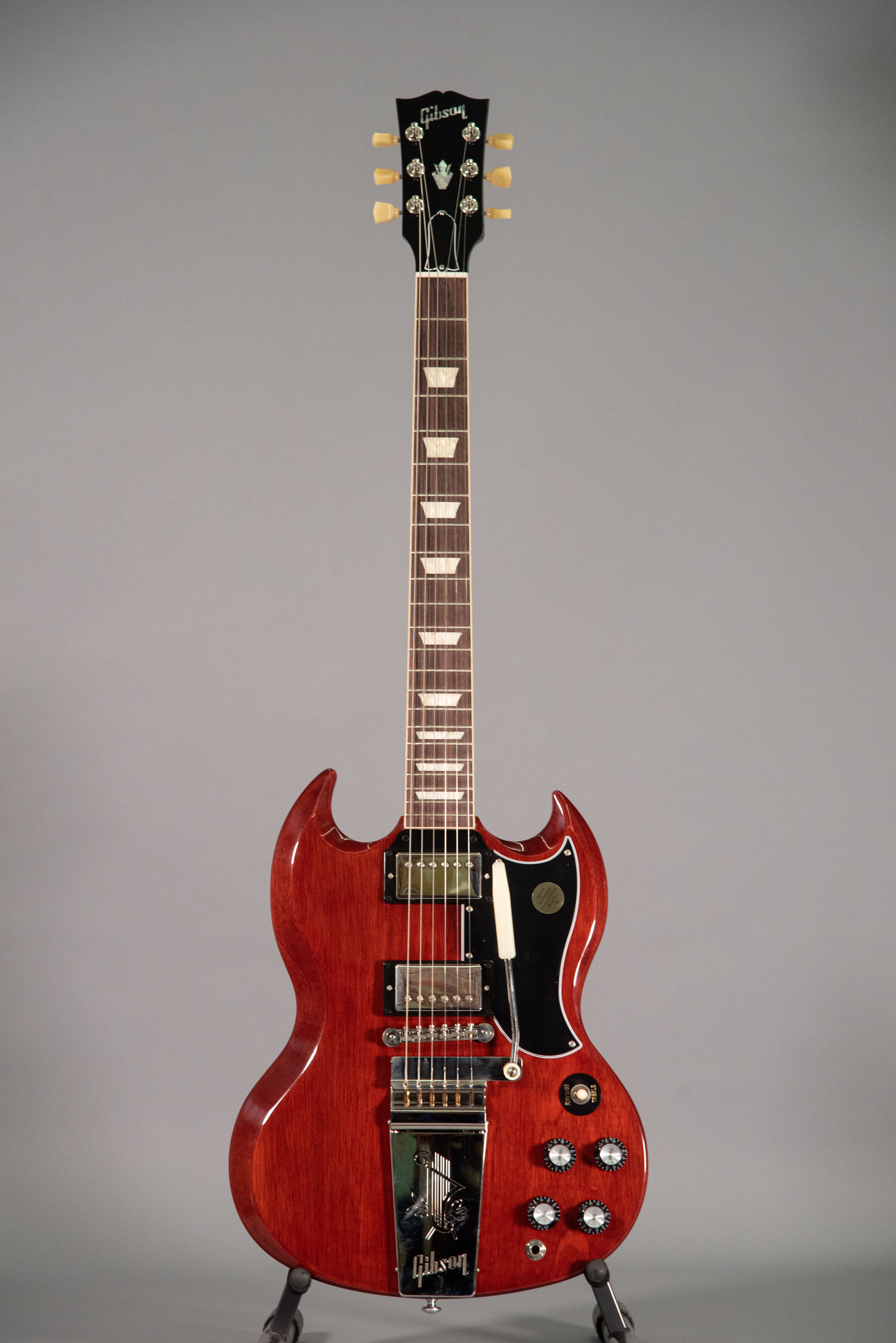 Gibson Sg Standard '61 Maestro Vibrola Vintage Cherry