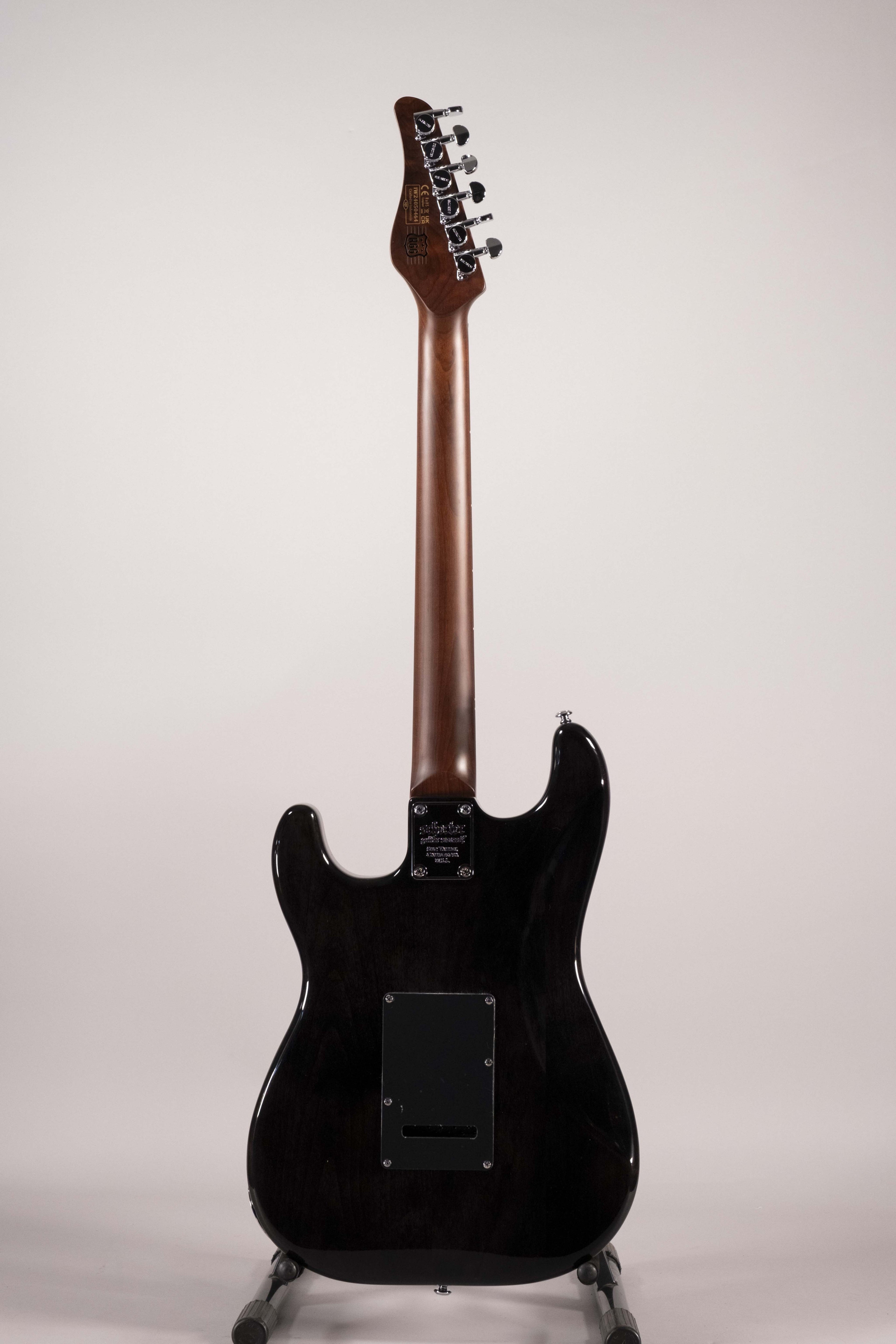 Schecter R66 Elite II Ebony Traditional See-Thru Black
