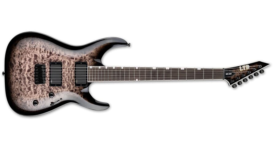 LTD LTD MH-400HT QM - See Thru Black Sunburst