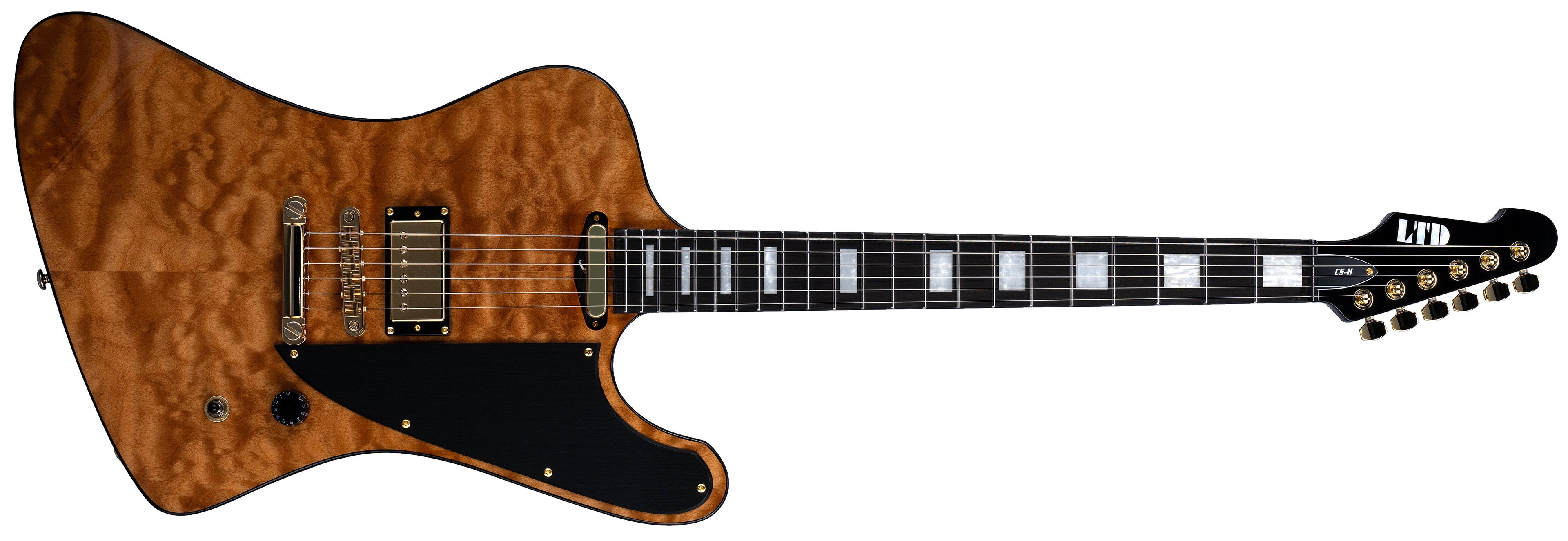 LTD LTD CS-II - Caleb Shomo Signature - Vintage Natural c/astuccio