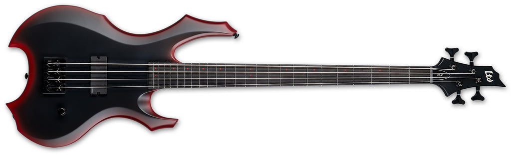 LTD LTD FL-4 - Black Red Burst Satin - Fred Leclercq Signature