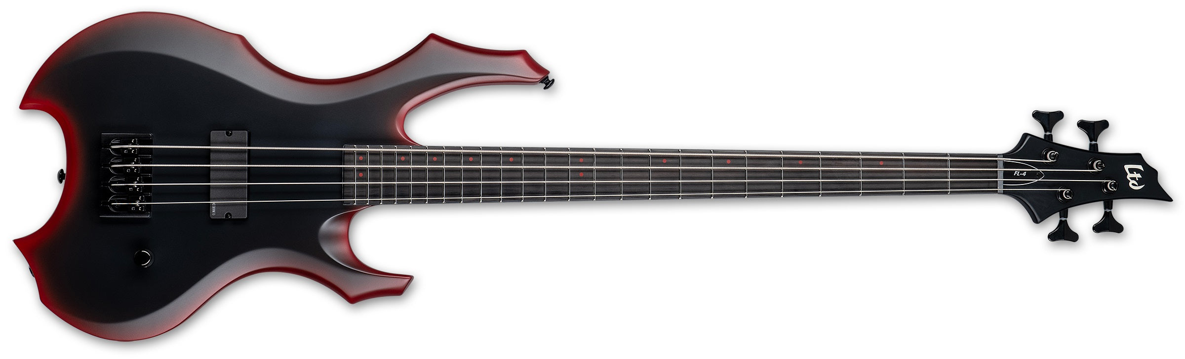 LTD LTD FL-4 - Black Red Burst Satin - Fred Leclercq Signature