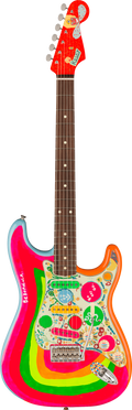 Fender George Harrison Rocky Stratocaster Rw Hand Painted Rocky Artwork