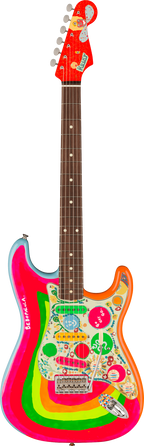 Fender George Harrison Rocky Stratocaster Rw Hand Painted Rocky Artwork