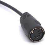 Quik Lok Cavo Adattatore Mini Jack TRS 3.5 e Midi DIN 5 Poli Femmina