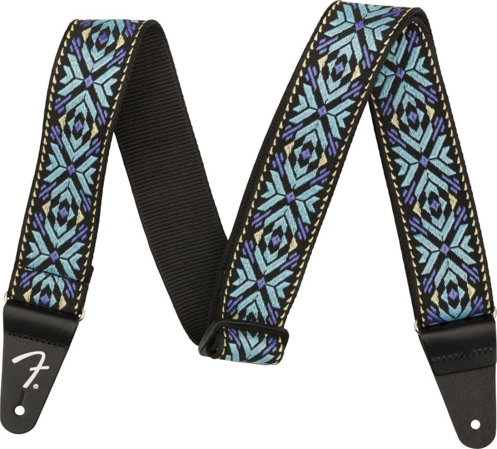 Fender Tracolla  2' Pasadena Woven Strap Blue Snowflake