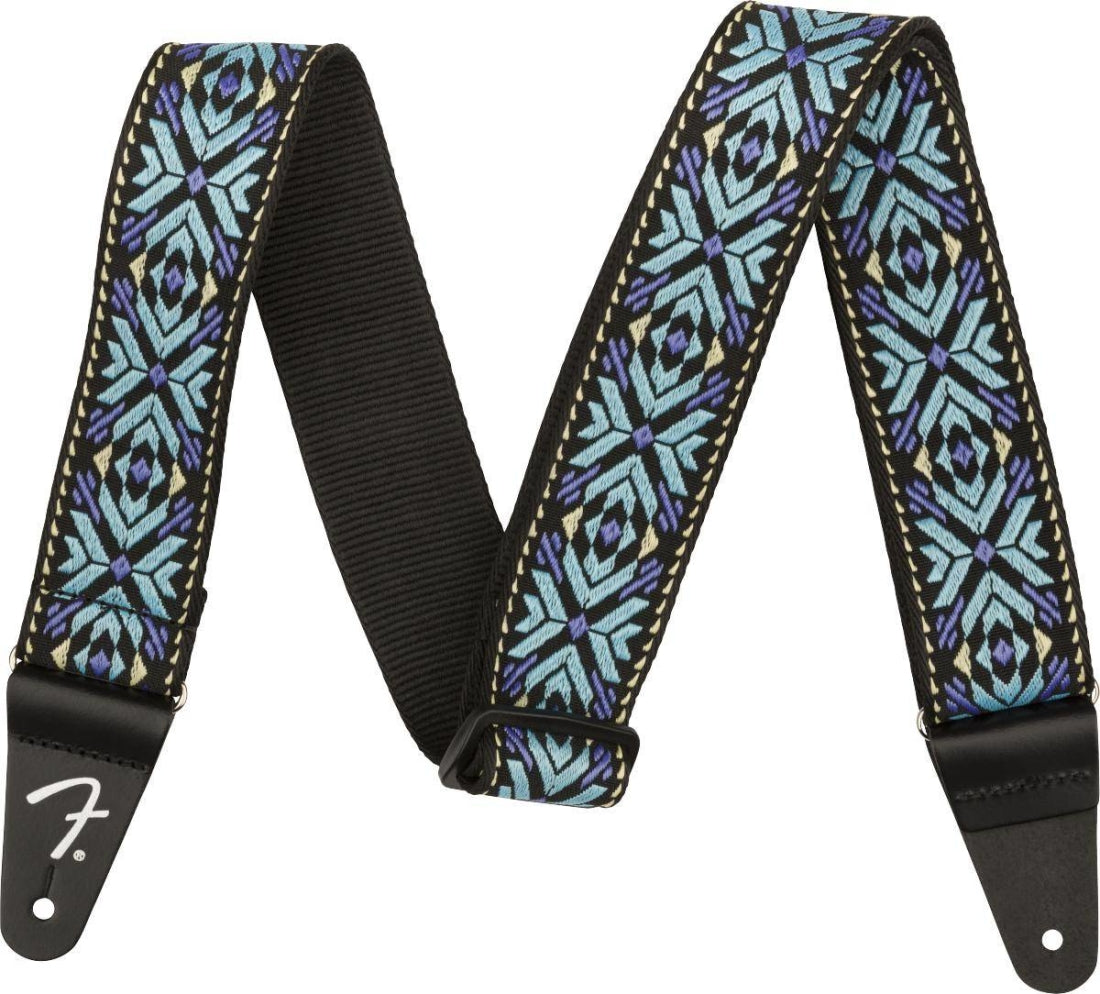 Fender Tracolla  2' Pasadena Woven Strap Blue Snowflake