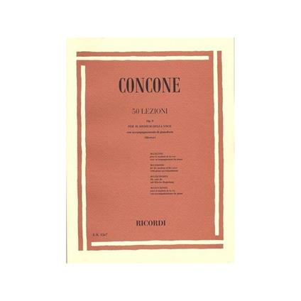 Ricordi Concone 40 Lezioni Op. 17