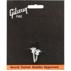 Gibson Strap Buttons Aluminium 2Pz