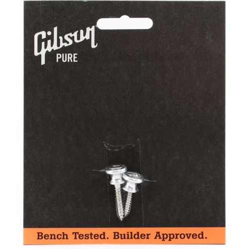 Gibson Strap Buttons Aluminium 2Pz