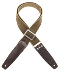 Magrabo 241140M SC Cotton Verde Oliva 5cm Tw Inkle Grigio Fibbia Recta Argento