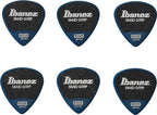 Ibanez Set 6 Plettri Sand Grip Deep Blue da 0,8 mm di Spessore
