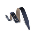 Levy's DM17-BLK Tracolla in pelle pieno fiore Black 2 1/2"