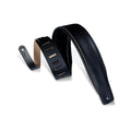 Levy's DM1PD-BLK Tracolla in pelle pieno fiore Black 3"