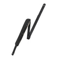 Levy's M11BGVDX-BLK Tracolla in pelle goffrata e retro in pecora Black 2"