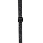 Levy's M11BGVDX-BLK Tracolla in pelle goffrata e retro in pecora Black 2"