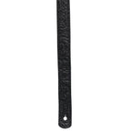 Levy's M11BGVDX-BLK Tracolla in pelle goffrata e retro in pecora Black 2"