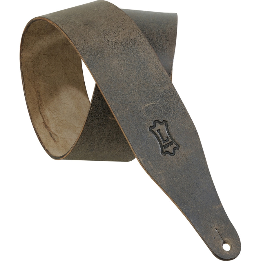 Levy's M17D-DBR Tracolla in pelle conciata al vegetale Dark Brown 2 1/2"